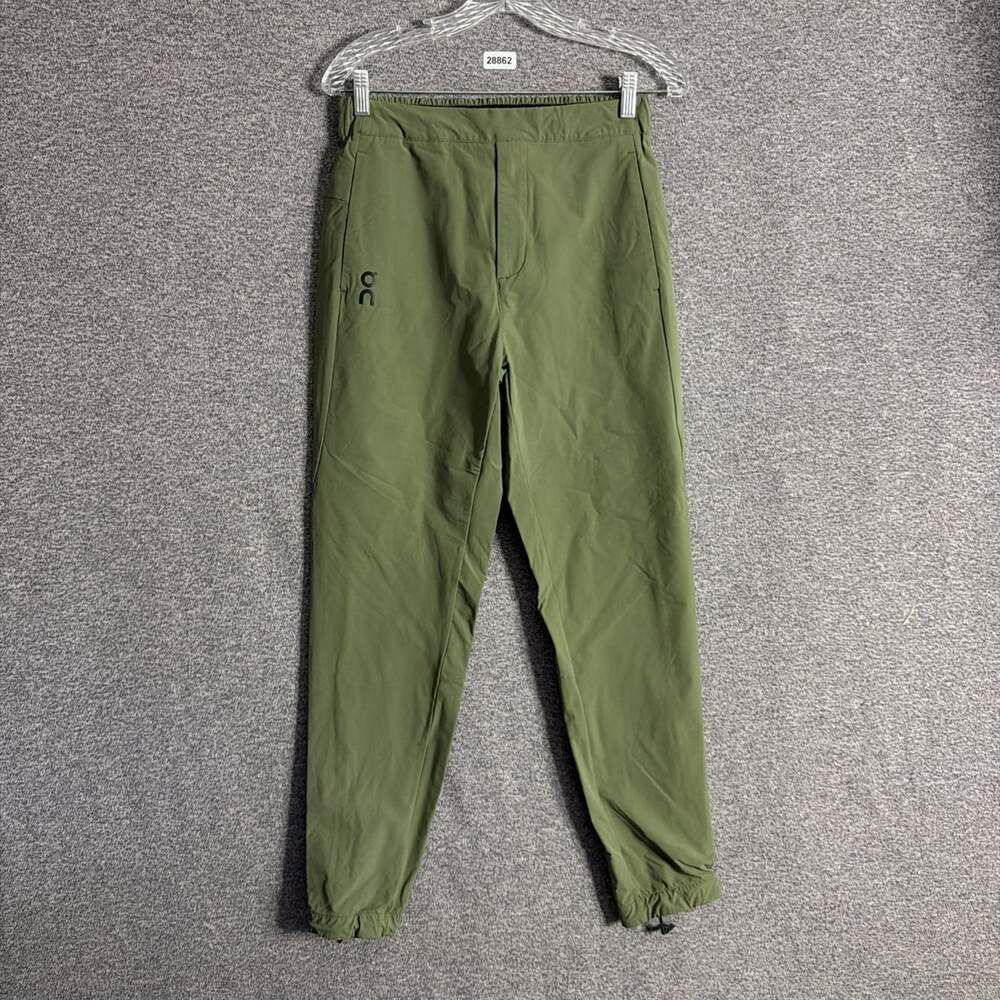 On Cloud Men's Size Small Olive Green Performance Jogger Active Pants